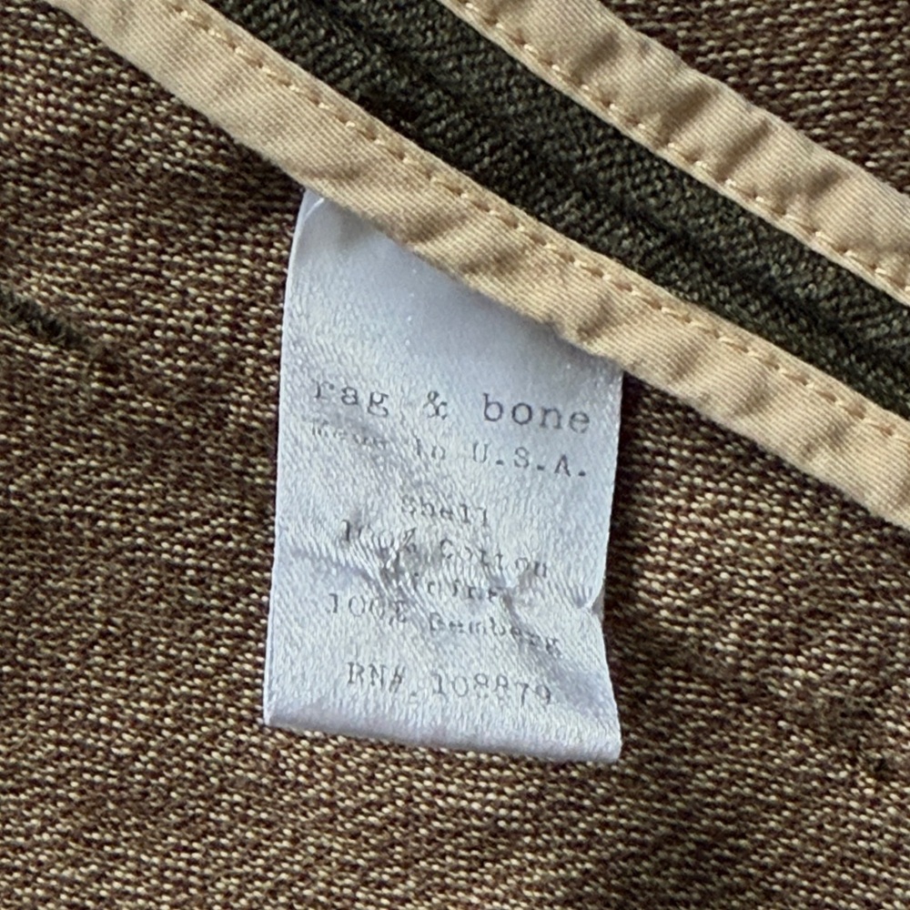 rag & bone Military-Style Olive Utility Jacket - Picture 10 of 10